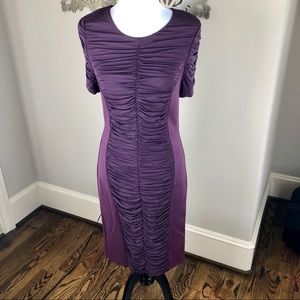 Burberry Rouched Stretch Dress